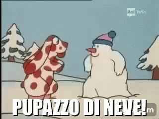 Pimpa Rai Pupazzo Di Neve Yay Neve Palle Di Neve GIF - Your Mom Shut Up Talking GIFs