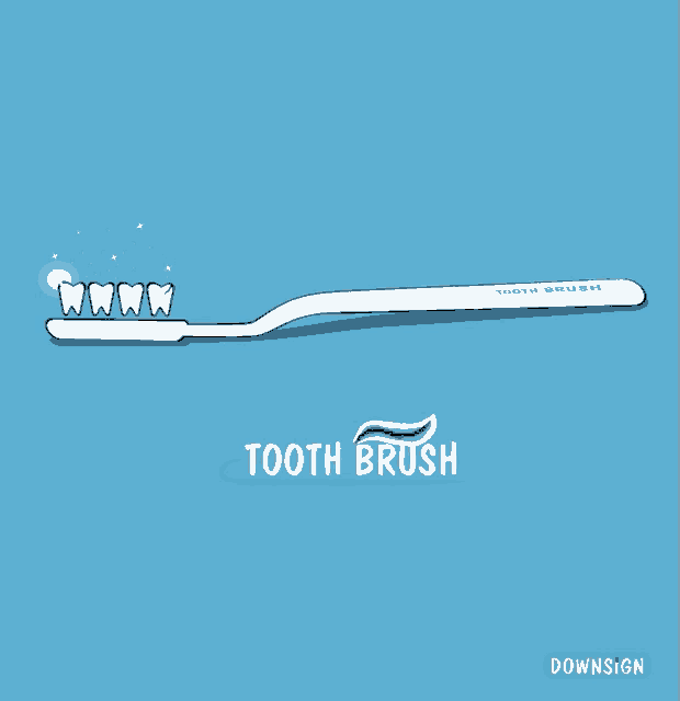 Downsign Tooth Brush GIF