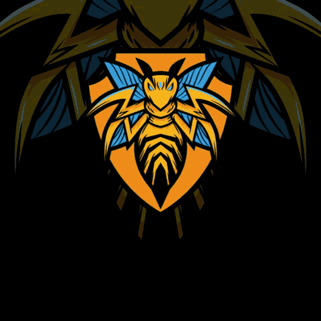 a logo with a bee and the word dmoz on it