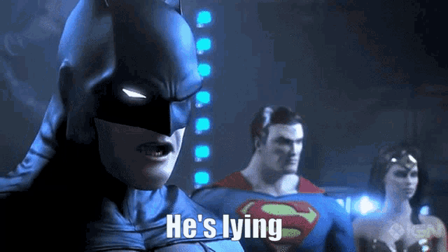 Dcuo Dc Universe Online GIF - Dcuo Dc Universe Online Hes Lying GIFs