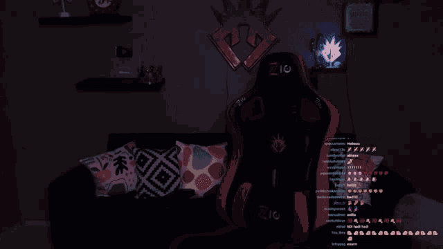 a cartoon of a woman surrounded by pink hearts with the words " yayin basliyor "
