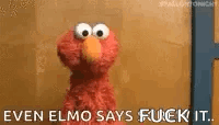 Elmo Screw It GIF - Elmo Screw It Shrug GIFs