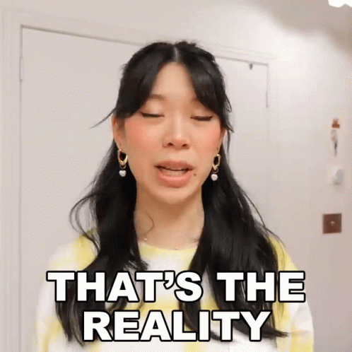 Thats The Reality Withwendy GIF - Thats The Reality Withwendy Youre Not Dreaming GIFs
