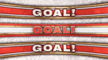 the word goal that is on a banner