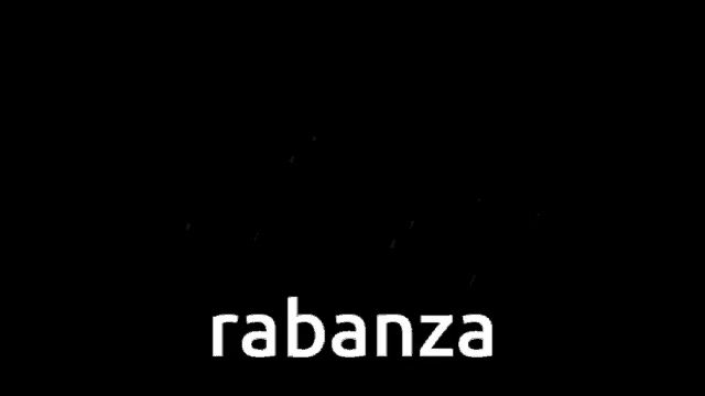 a black background with the word rabanza in white