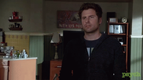 Shawn Spencer James Roday GIF - Shawn Spencer James Roday Sure Whatever GIFs