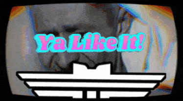 a screen with a man and the words ya like it on it