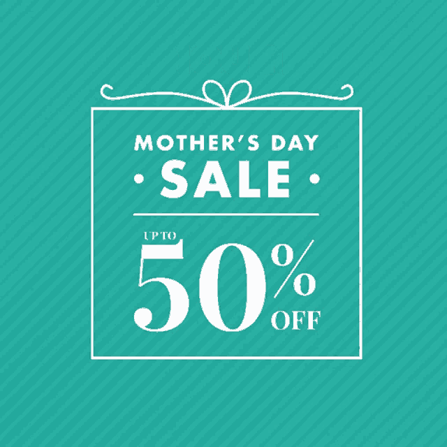 a mother 's day sale poster for indicque hair