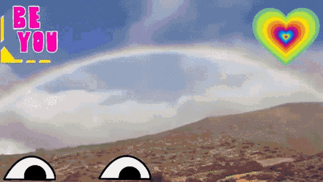 Be You Rainbow GIF - Be You Rainbow Clouds GIFs