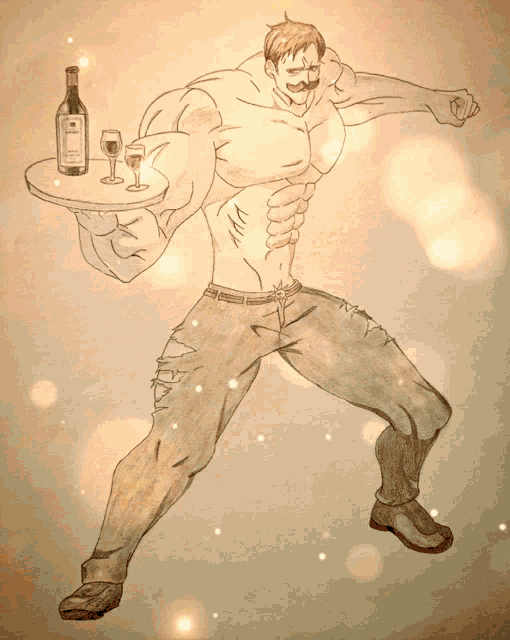 Mesero Escanor Escanor Mesero GIF