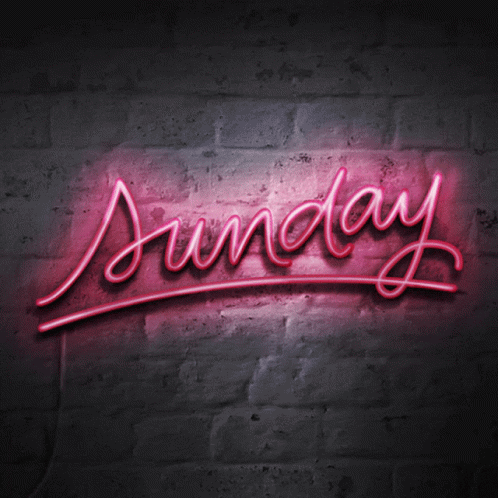 Sunday Neon GIF - Sunday Neon Lights GIFs