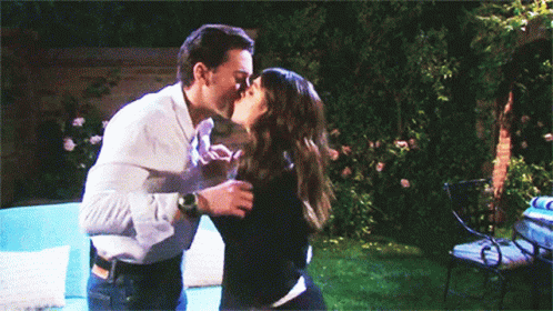 Chabby Days Of Our Lives GIF - Chabby Days Of Our Lives Make Out GIFs