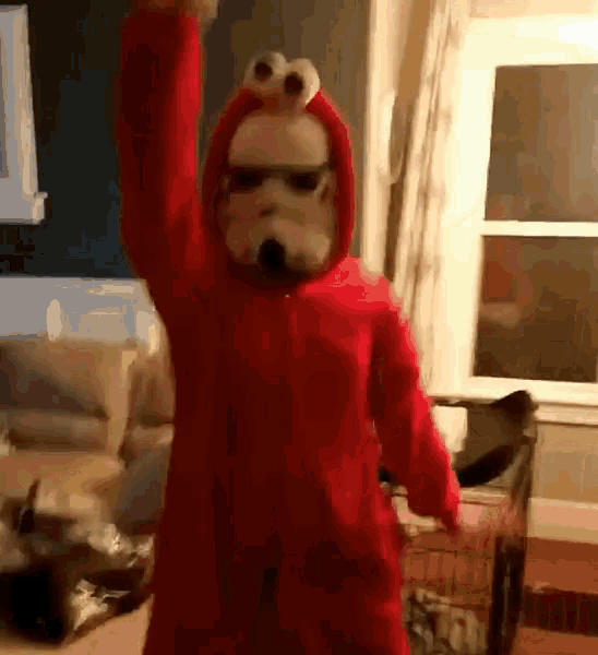 Stormtrooper Elmo GIF - Stormtrooper Elmo Star Wars GIFs