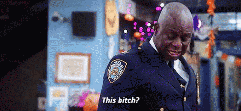 Brooklyn99 Raymond Holt GIF - Brooklyn99 Raymond Holt This Bitch GIFs