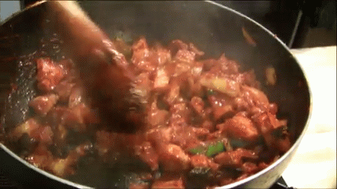 Spicy Fried Pork (My Favorite!) GIF - Maangchi Korean Pork GIFs