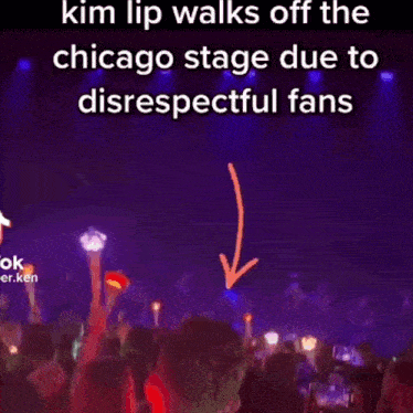 Acidangelasia Kim Lip GIF - Acidangelasia Kim Lip Chicago Concert GIFs