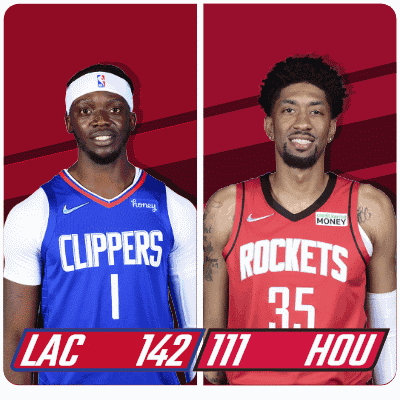 Los Angeles Clippers (142) Vs. Houston Rockets (111) Post Game GIF - Nba Basketball Nba 2021 GIFs