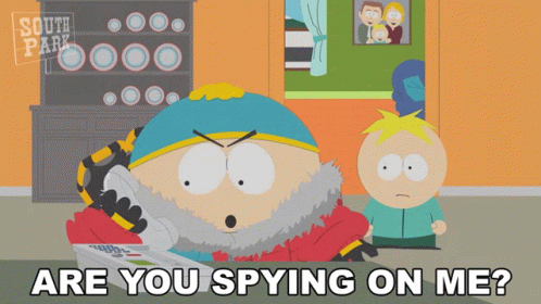 Are You Spying On Me Eric Cartman GIF - Are You Spying On Me Eric Cartman Butters Stotch GIFs