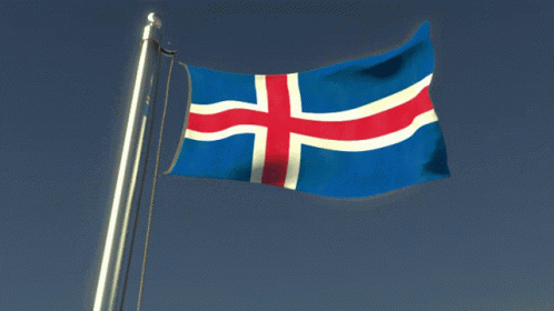 Iceland Flag Waver GIF - Iceland Flag Waver Flag GIFs