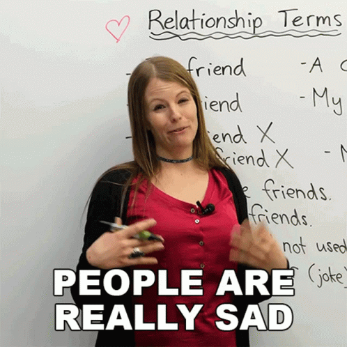 People Are Really Sad Emma GIF - People Are Really Sad Emma Engvid GIFs