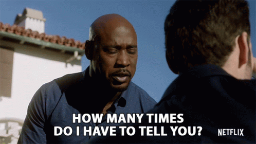 How Many Times Do I Have To Tell You Db Woodside GIF - How Many Times Do I Have To Tell You Db Woodside Amenadiel GIFs