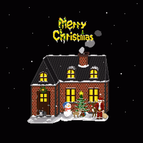 Christmas Merry Christmas GIF - Christmas Merry Christmas House GIFs