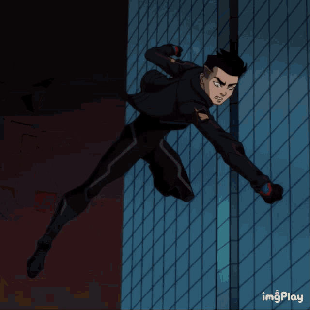 a cartoon of superman laying on a table with imgplay written below him