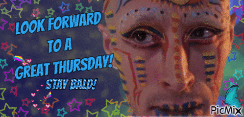 a poster that says look forward to a great thursday on it