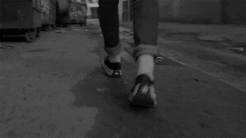 Walking In The Street Youth Fountain GIF - Walking In The Street Youth Fountain Gut Feeling Song GIFs