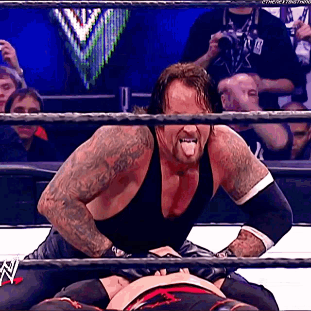 The Undertaker Tongue Out GIF