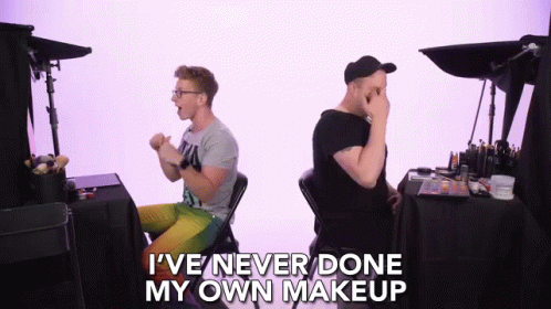 Ive Never Done My Own Make Up Never Done My Own Makeup GIF - Ive Never Done My Own Make Up Never Done My Own Makeup Makeup GIFs