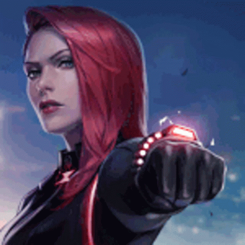 Black Widow Avengers GIF - Black Widow Avengers Marvel Future Fight GIFs