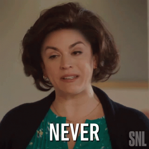 Never Cecily Strong GIF - Never Cecily Strong Saturday Night Live GIFs
