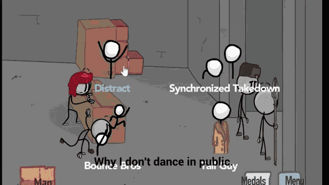 Why I Dont Dance In Public Henry Stickmin GIF - Why I Dont Dance In Public Henry Stickmin Distraction Dance GIFs
