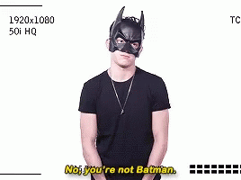 Tom Holland Youre Not Batman GIF - Tom Holland Youre Not Batman Im Batman GIFs