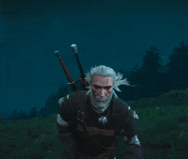 Geralt Witcher GIF - Geralt Witcher Running GIFs
