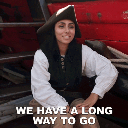 We Have A Long Way To Go Michelle Khare GIF - We Have A Long Way To Go Michelle Khare There'S Still A Significant Journey Ahead GIFs