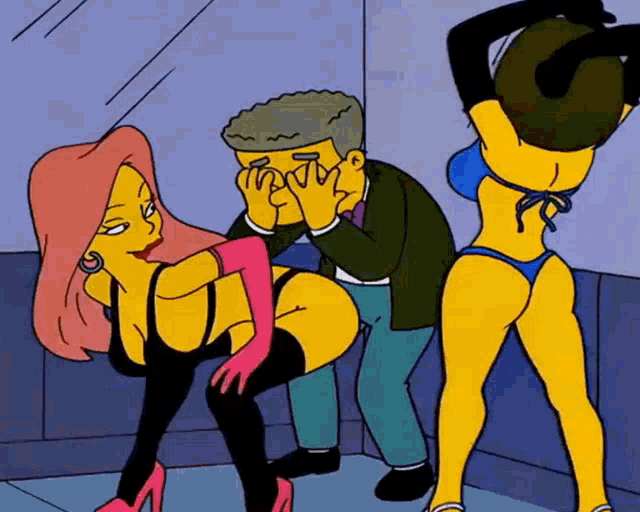 Strip Club The Simpsons GIF - Strip Club The Simpsons Smithers GIFs
