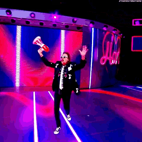 Jimmy Hart Entrance GIF