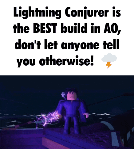 lightning conjurer is the best build in ao , don t let anyone tell you otherwise !