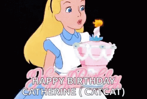 Happy Birthday Happy Birthday Catherine GIF - Happy Birthday Happy Birthday Catherine Blow Candles GIFs
