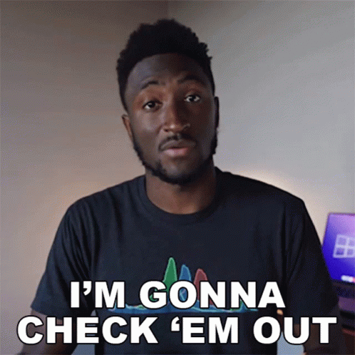 Im Gonna Check Em Out Marques Brownlee GIF - Im Gonna Check Em Out Marques Brownlee Ill Look At Them Later GIFs