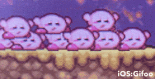 Kirby Mass Attack Kirby GIF - Kirby Mass Attack Kirby GIFs