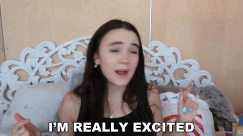 Im Really Excited Fionafrills GIF - Im Really Excited Fionafrills Fionafrills Vlogs GIFs