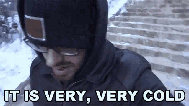 It Is Very Very Cold Corey Vidal GIF - It Is Very Very Cold Corey Vidal Apprenticeeh GIFs