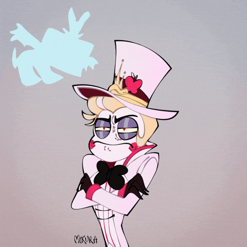 a cartoon character has a sign that says loser on it