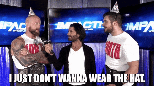 Ethan Page Party Hat GIF - Ethan Page Party Hat Impact Wrestling GIFs