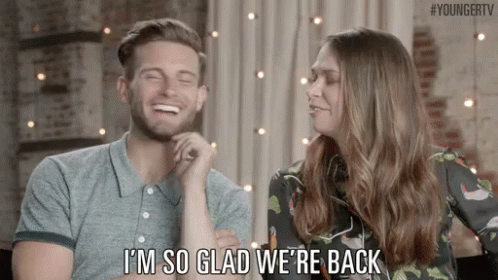 I'M So Glad We'Re Back GIF - Younger Tv Younger Tv Land GIFs
