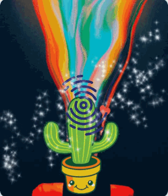 Maracactus Rainbow GIF - Maracactus Rainbow Telepathy GIFs