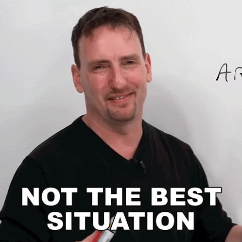 Not The Best Situation Adam GIF - Not The Best Situation Adam Engvid GIFs